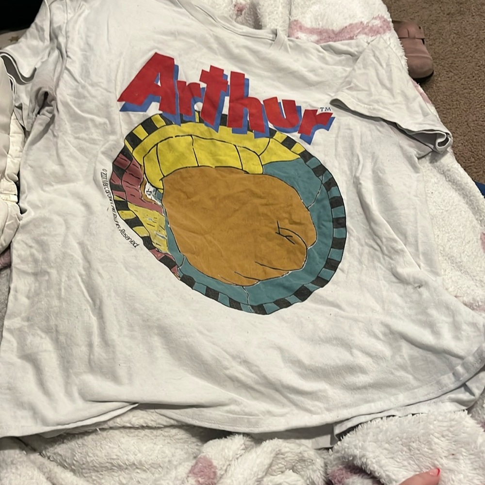 B52 Vintage SS Tee— Arthur Fist Meme, 2001, MD, play condition